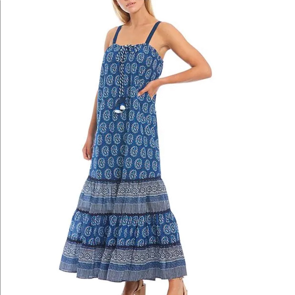 Tiered maxi deess